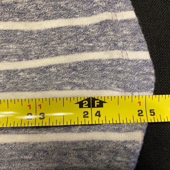 Liz Claiborne 1x Blue Sailor Stripe Sleeveless T - Picture 5 of 8